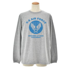 エアフォース AIR FORCE Tシャツ U.S AIR FORCE BASE 長袖Tシャツ ロンT ロングスリーブ メンズ レディース 大きいサイズ ビックサイズ US エアーフォース ミリタリー アメリカ USA ベース アメカジ ブランド 3L JUST ジャスト