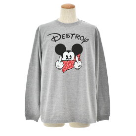 【11%OFFセール】パロディー Tシャツ FUCK IT MOUSE マウス ネズミ 長袖Tシャツ ロンT ロングスリーブ メンズ レディース 大きいサイズ ビックサイズ おしゃれ おもしろ ティーシャツ ギャング ロック パンク ファック イット ブランド JUST ジャスト