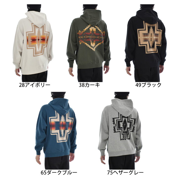 楽天市場】ペンドルトン PENDLETON パーカー バックプリント ジップ 