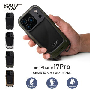 �y���Ԍ���|�C���g3�{�z�yiPhone17Pro��p�P�[�X�z���[�g �R�[ ROOT CO. iPhone�P�[�X �O���r�e�B �V���b�N���W�X�g�P�[�X + �z�[���h �A�C�t�H���P�[�X �ϏՌ� GRAVITY Shock Resist Case +Hold. for iPhone17Pro
