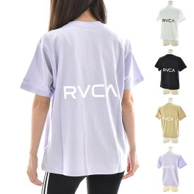 【今だけ8%OFFセール】ルーカ ルカ RVCA レディース Tシャツ ポケットTシャツ ポケT 半袖Tシャツ BACK RVCA POCKET SS ビッグシルエット ボックスシルエット サーフ 白 黒 ベージュ パープル シンプル カリフォルニア BA043212