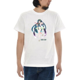 【11%OFFセール】東北ずん子 Tシャツ 半袖Tシャツ メンズ レディース 大きいサイズ ビックサイズ 東北 ずん子 おしゃれ ティーシャツ かわいい 可愛い 女の子 キャラクター イラスト アニメ キャラ グッズ ずんだ餅 ホワイト 白 S M L XL 3L 4L TZ-004