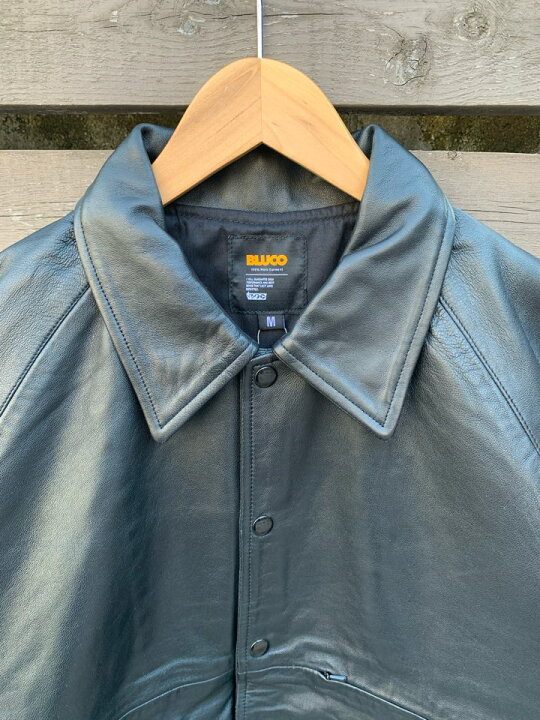楽天市場】2024AW BLUCO WORK GARMENT ブルコ レザーコーチジャケット 