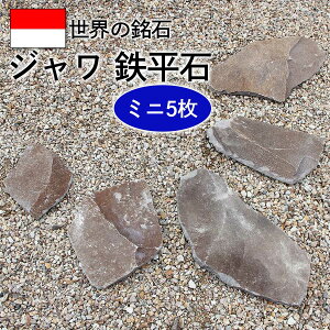 ステップストーン 飛び石 ジャワ鉄平石 ミニ 5枚入 ブラウン 茶色 庭 踏み石 飛石 敷石 庭石 安い 踏み石 おしゃれ 鉄平石 乱形石 敷石 平板 庭 置くだけ 乱張り石 玄関アプローチ 庭 diy 外構
