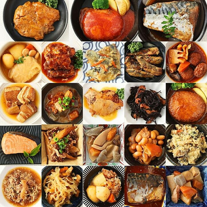 楽天市場】非常食 おかず レトルト 内野家 23品目 セット 防災 ＼惣菜 