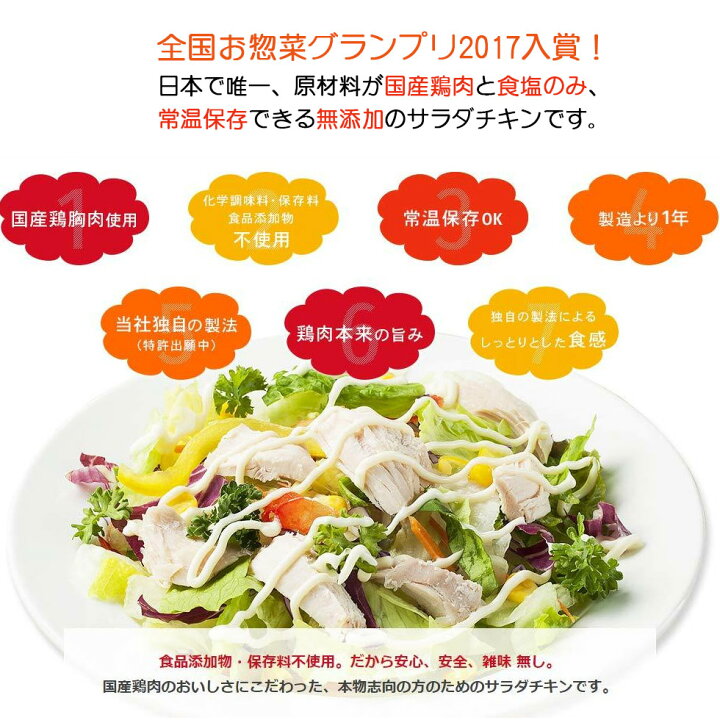 楽天市場 無添加 サラダチキン カレー味 10個セット Uchipac 内野家 常温保存可能 国産鶏 薄味サラダチキン カレー 非常食 保存食 レトルトおかず レトルト セット 真空パック ウチパク ダイエット 妊婦さんも安心 置き換え 食品 まとめ買い 非常食セット 保存食セット