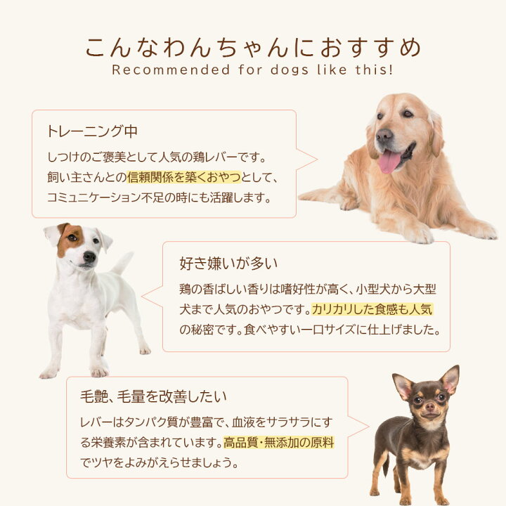 楽天市場 獣医師監修 鶏レバーダイス 1g 国産 無添加 無着色 犬用 ペットおやつ 犬用おやつ ペット おやつ チャック付き袋 犬用 猫用 犬 猫 国産 低カロリー レバー チキン 鉄分 おやつ 高タンパク 高たんぱく 低脂質ペットおやつ 1g 60g 2袋 送料無料 Bayu Store