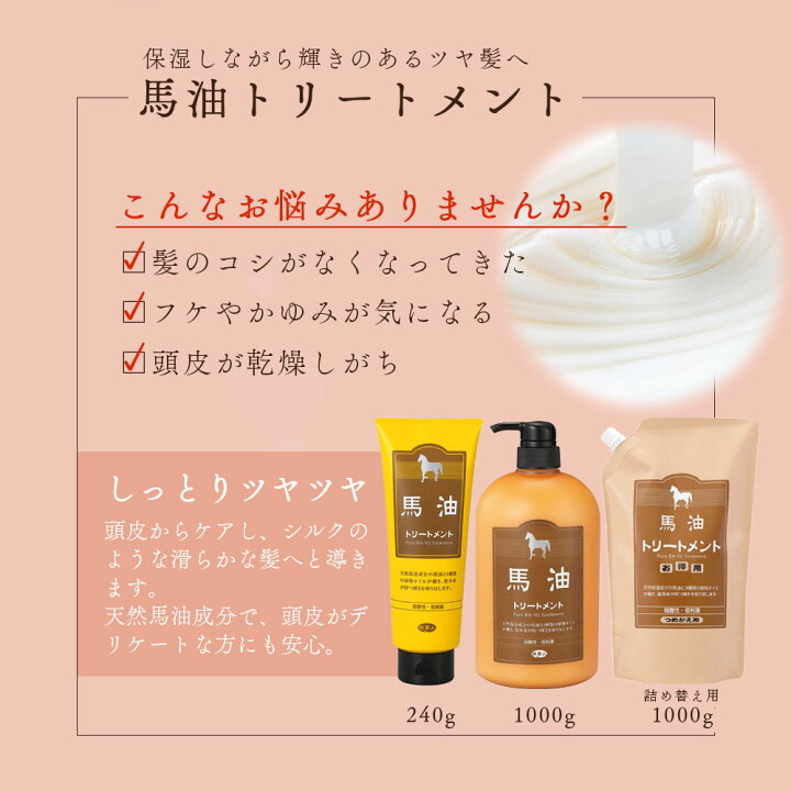 楽天市場】10％OFF 今治タオル付 アズマ商事 馬油シャンプー 詰め替え 
