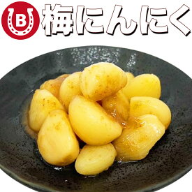 無添加 梅にんにく 80g 国産 紀州南高梅 ポリポリ食感 国産小粒にんにく使用 国産梅にんにく 添加物不使用 うめにんにく におい控えめ おつまみ サラダのトッピング おつまみ 梅 梅干し おかず ウメ ニンニク ネコポス 送料無料