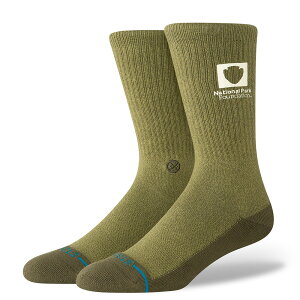 STANCE �X�^���X ST NATIONAL PARK CREW �iMILI GREEN�j L �C�� �\�b�N�X