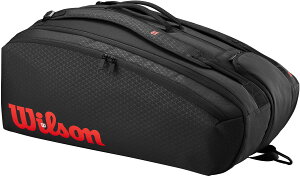 Wilson �E�C���\�� CLASH V3 15PK RACQUET BAG BLACK/Infrared Black/Infrared �e�j�X ���P�b�g�o�b�O