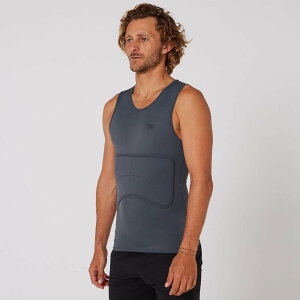 O&E RIB GUARD PADDED VEST CHACOAL ���u�K�[�h �T�[�t�B�� OCEAN&EARTH