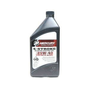 QUICK SILVER (MERCURY) 4�X�g���[�N L4/�}�[�N���[�U�[�p �n�C�O���[�h�������w�����I�C�� 1�{ SAE 25W-40 946ml �����e�i���X�p�i