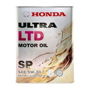 HONDA �z���_ ���� 4�T�C�N���G���W���I�C�� 1�{ ULTRA �E���g�� LTD SP 5W-30 4L �{�[�g �����e�i���X�p�i