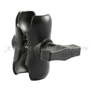 RAM MOUNTS �A�[���p�[�c RAM-201U-B 1.5 90mm(�V���[�g) ���b�h�z���_�[�V�X�e���p�[�c �ނ� �t�B�b�V���O
