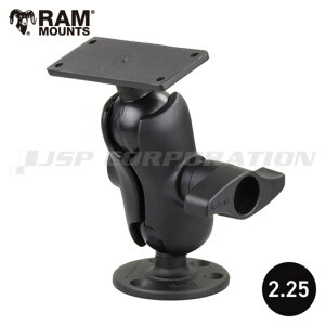 RAM MOUNTS �}�E���g�Z�b�g 2×5�g�b�v RAM-D-202-25-C-202U 2.25�C���`�{�[�� ���b�h�z���_�[ �ނ� �t�B�b�V���O