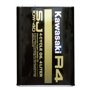 �J���T�L KAWASAKI 4�T�C�N���W�F�b�g�I�C�� R4 SJ-10W-40 4L×1�{ PWC�p�i �����e�i���X�p�i