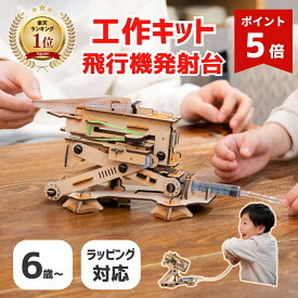 【ランキング1位！】Smartivity 作って飛ばす飛行機発射台 工作キット クラフトキット 知育玩具 サイエンストイ 立体パズル ウッドパズル メイキングトイ 6歳 7歳 小学生 低学年 子ども おもちゃ 男の子 女の子 誕生日