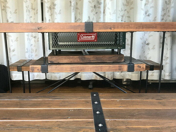 楽天市場】ダイニングテーブル BBQテーブル 単品 コールマングリル付 