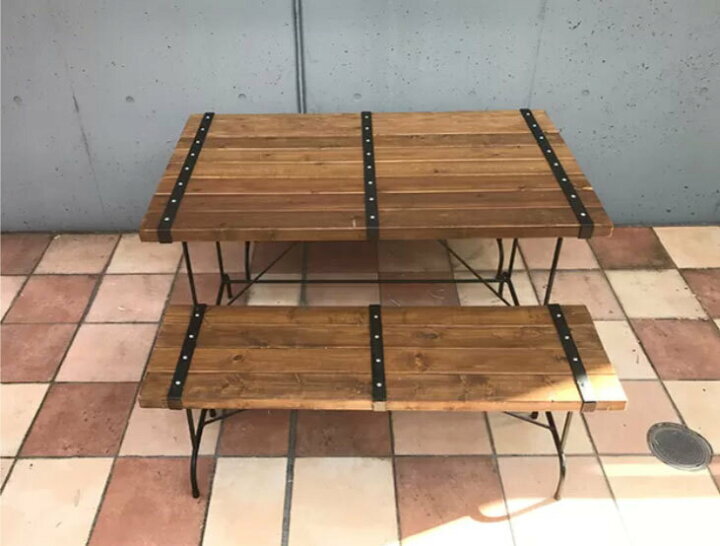 楽天市場】ダイニングテーブル セット アイアンテーブルアイアン家具 