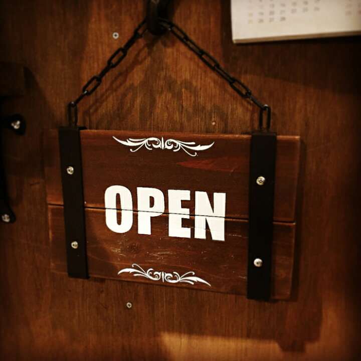 楽天市場】オープンクローズ 看板 営業中サイン サインプレート 