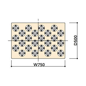 }ebN c[OSp ǉIiz_[tj BT-40/NT-40p [O@FW750×D500] dlF#50z_[24yqlgiz