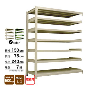 �X�`�[���I ��150×���s75×����240cm 7�i �A�� 500kg/�i �{���g���X �d��:158kg