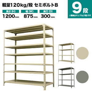 �X�`�[�����b�N �P�̌`�� ����1200×��875×���s300mm 9�i 120kg/�i(�Z�~�{���gB) �d��(32kg) s-120sbb143a-9