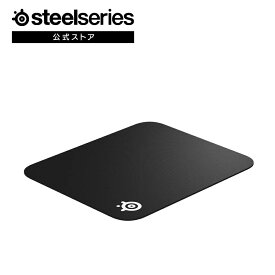 SteelSeries QcK Small ゲーミングマウスパッド ゲーミング マウスパッド 滑らない ノンスリップ ラバー 布製 マイクロウーブンクロス 水洗い可 黒 ブラック スティールシリーズ 国内正規品