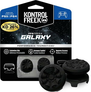 KontrolFreek (�R���g���[���t���[�N) FPS �t���[�N Galaxy �u���b�N �v���C�X�e�[�V����4(PS4)/�v���C�X�e�[�V����5(PS5)�p | �����\ �e�w�p�X�e�B�b�N | ����1�_ �ʏ�̍���1�_ | �u���b�N (�����)