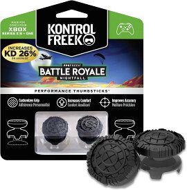 KontrolFreek FPS フリーク Battle Royale Nightfall Xbox One/Series X,S コントローラー用 パフォーマンスサムスティック エイム精度向上 ハイライズ凸型×2 BL-2345-XBX ブラック