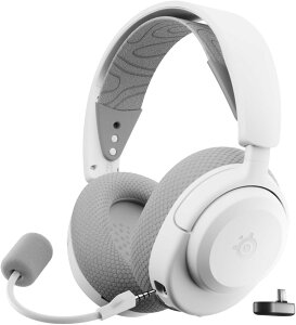 SteelSeries �Q�[�~���O�w�b�h�Z�b�g �w�b�h�z�� Arctis Nova 3PW Black �y�� ���C�����X ���^ PC PS5 PS4 Switch �Ή� RGB���C�e�B���O AI�m�C�Y�L�����Z�����O ��ԃI�[�f�B�I Hi-Fi�T�E���h �����\