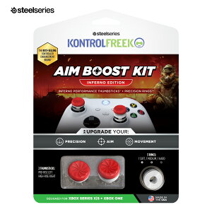 �t���[�N steelseries �R���g���[���t���[�N Kontrolfreek �y FPS - Inferno Red/White AimBoost - PS5�z ���^ �G�C������ FPS �C���t�F���m PUBG Fortnite Call of Duty APEX �R���g���[���[ �e�w�p�X�e�b�N PS�p �v���X�e5