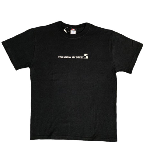 Tシャツ 2020A W新作送料無料 YOU KNOW BLACK スティーズ 3387bk 宅配便送料無料 STEEZ