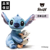 シュタイフ公式 世界限定 ディズニー スティッチとアヒルの子■ テディベア 熊 クマ ベア くまのぬいぐる…