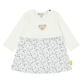 【シュタイフ公式】ワンピース ホワイト（花柄） 子供服 ベビー服 プレゼント ギフト 贈り物 出産祝い