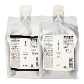 ★ルベル イオセラム クレンジング ＜シャンプー＞ + クリーム ＜ヘアトリートメント＞ 各1000mL (詰替) セット ☆☆ ルベル イオセラム ☆