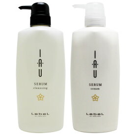 ★ルベル イオセラム クレンジング ＜シャンプー＞ + クリーム ＜ヘアトリートメント＞ 各600mL セット ☆☆ルベル イオセラム セット ☆