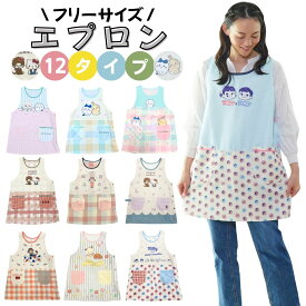 キャラクター エプロン 保育士 介護士 ヘルパー エプロン ちいかわ うさぎ ハチワレ サンリオ モンチッチ ペコちゃん 絵本キャラクター 大人 かわいい レディース ギフト プレゼント 2025新作