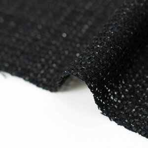 【尾州生地 服地におすすめ】カラミ織りのラメ入りメッシュ無地バッグ ワンピース パッチワーク ターバン ポーチ 服地 生地 布 織物 無地 手作り はぎれ 日本製 z55〇