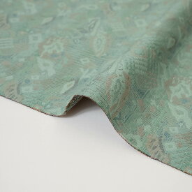 ヴィンテージゴブラン オールドコレクション ブルー/オレンジ ゴブラン ゴブラン織り インテリア クッション バック ジャガード 生地 ポーチ ラグ カーペット 布 織物 服地 手芸 ハンドメイド 手作り ハギレ 小物 日本製 かわいい 可愛い おしゃれ 国産