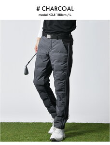 【STELLA77GOLF】ゴルフウエア ゴルフパンツ 中綿ゴルフパンツ シームレス 中綿パンツ 暖かパンツ 冬ゴルフ 裏起毛 ストレッチ ゴルフ パンツ golf シンプル 大きいサイズ 黒 ブラック チャコー