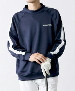 ゴルフ ウエア モックネック 長袖Tシャツ Tシャツ モックネックT ゴルフ メンズ ネオンカラー ストレッチ ダンボール 吸汗速乾 保温性 レディース ユニセックス 男女兼用 冬 冬物 冬服 秋 秋