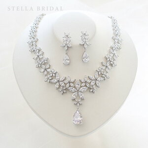 ySTELLA BRIDALzső180ۏ؁t}[LXt[hbv rW[ uC_ ANZT[ Zbg lbNX CO sAXb XeuC_ EFfBO Ԃ ԉ EF