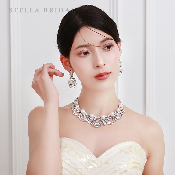楽天市場】【STELLA BRIDAL公式】大粒 パール ブライダル アクセサリー 