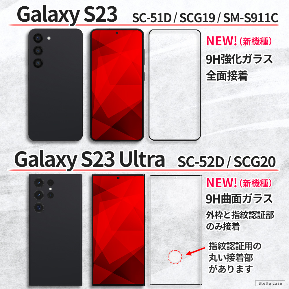 Galaxy A23   A22   A21   A20 ガラスフィルム 指紋認証対応 2枚セット Galaxy A22   Galaxy