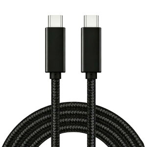 USB-C �P�[�u�� SLEIJAOOE USB 3.2 Gen 2x2 20Gbps �����f�[�^�]�� 100W PD�Ή� 4K@60Hz �f���o�� Type-C To Type-C E-Marker���� �ґg�i�C���� �X�}�[�g�t�H�� �^�u���b�g �m�[�g