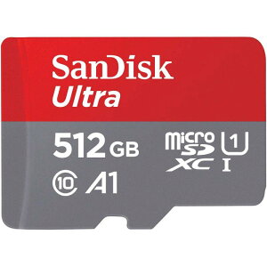 SanDisk ( TfBXN ) 512GB ULTRA microSDXC UHS-I card A_v^t SDSQUAR-512G-GN6MA [ COpbP[W ]