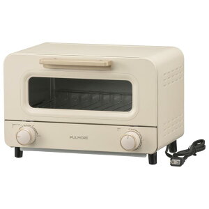 PULMORE �g�[�X�^�[ �I�[�u���g�[�X�^�[2���Ă� 1000W 30���^�C�}�[ �󂯎M�t���b�I�[���d�@ COK-POT11A-W 08-1582
