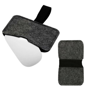 kwmobile �}�E�X�P�[�X Apple Magic Mouse 1 / Magic Mouse 2 / Logitech Pebble Wireless�Ή� �P�[�X - ���C�����X�}�E�X ���h�~ �h�o �t�F���g �_�[�N�O���[/���F